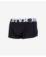 Pánské boxerky Styx bambusové sportovní guma černé- ChlapskáZásilka.cz