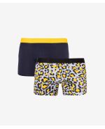 2PACK PÁNSKÉ BOXERKY LEVIS  GRAY/YELLOW - ChlapskáZásilka.cz