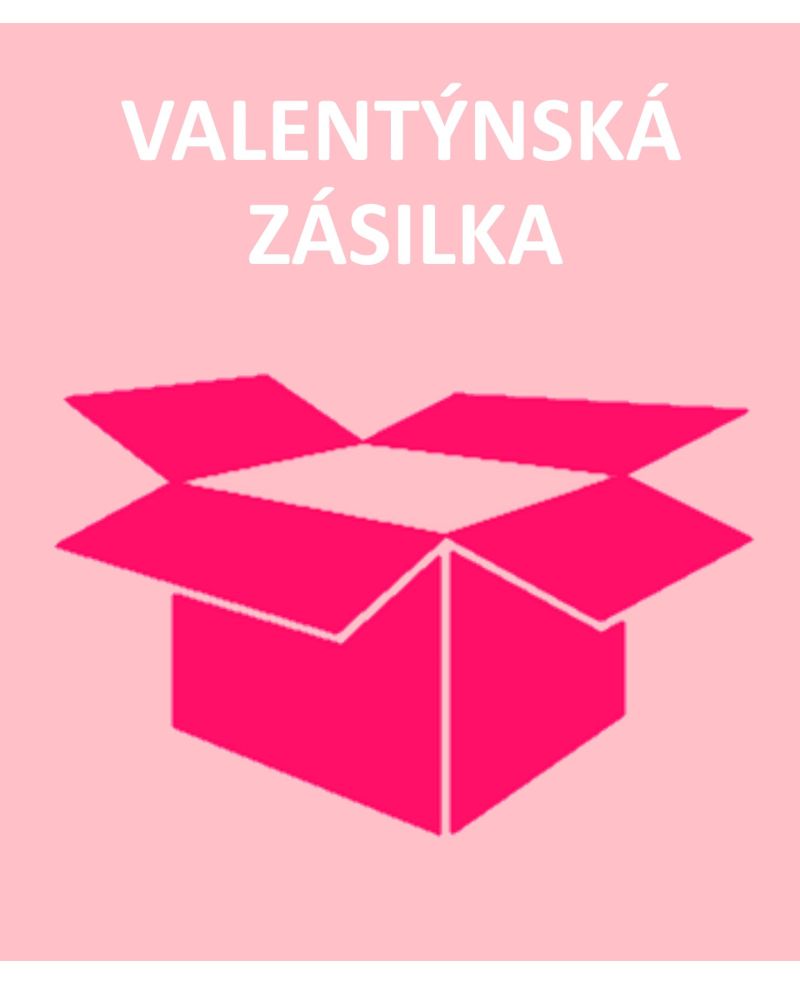 VALENTÝNSKÁ ZÁSILKA - 3 páry barevných ponožek a trenýrky/boxerky