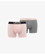 2PACK PÁNSKÉ BOXERKY LEVIS BASIC LIGHT PINK - ChlapskáZásilka.cz