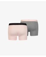 2PACK PÁNSKÉ BOXERKY LEVIS BASIC LIGHT PINK - ChlapskáZásilka.cz