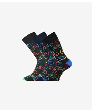 Barevné ponožky Wearel 014 cyklo, 3 páry