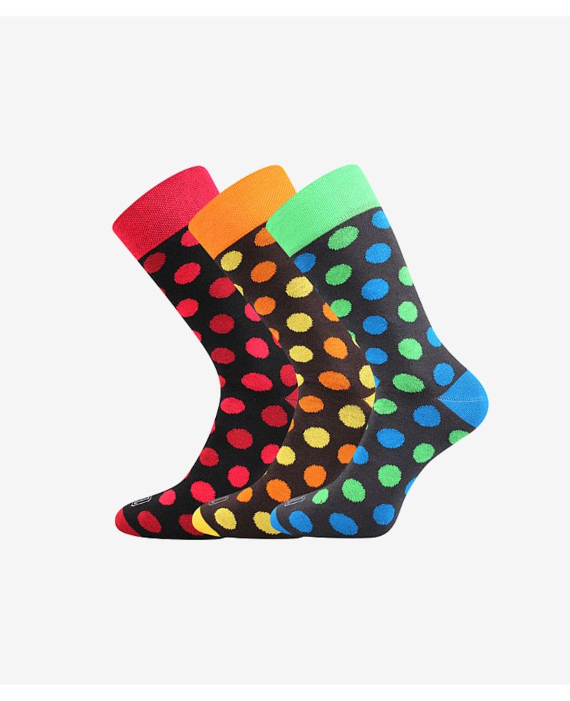 Barevné ponožky Wearel 019 tečky, 3 páry
