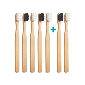 5+2 Ultrajemný zubní kartáček Nanosmile Eco Black&White