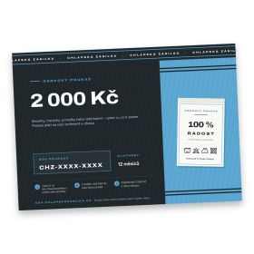 Dárkový poukaz pro něj – 2 000 Kč