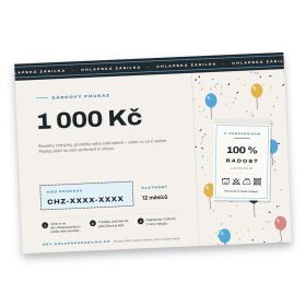 Dárkový poukaz k příležitosti – 1 000 Kč