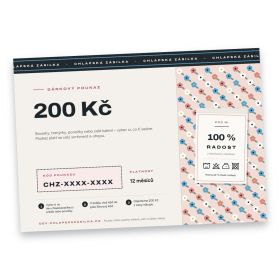 Dárkový poukaz pro ni – 200 Kč