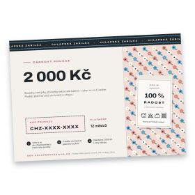 Dárkový poukaz pro ni – 2 000 Kč