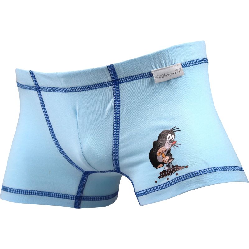 Chlapecké boxerky KR 003 s obrázkem Krtka světle modré