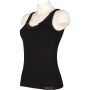 Dámská bambusová košilka Bamboo Seamless 010 s krajkou černá