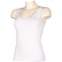 Dámská bambusová košilka Bamboo Seamless 011 bezešvá bílá