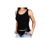 Dámská bambusová košilka Bamboo Seamless 011 bezešvá černá