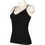 Dámská bambusová košilka Bamboo Seamless 012 s krajkou černá