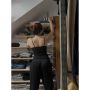Dámská bambusová košilka Bamboo Seamless 013 bezešvá černá