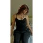 Dámská bambusová košilka Bamboo Seamless 013 bezešvá černá