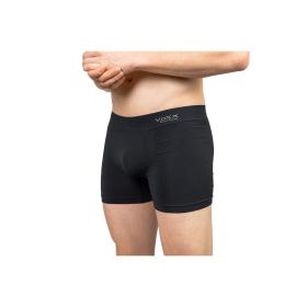 Pánské bambusové boxerky Bamboo Seamless 030 bezešvé černé