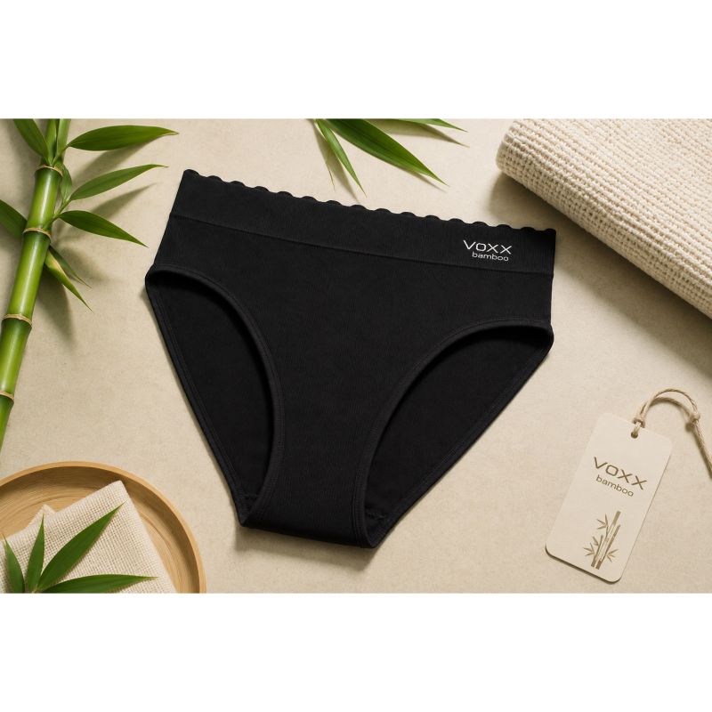 Dámské kalhotky Bamboo Seamless 007 bambusové černé