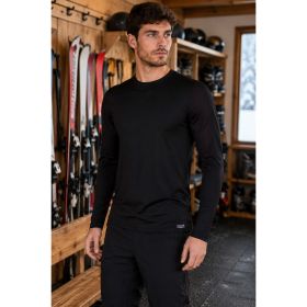 Pánské tričko Solid 01 thermo černé