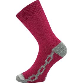 Silné domácí ponožky Spací fuxia