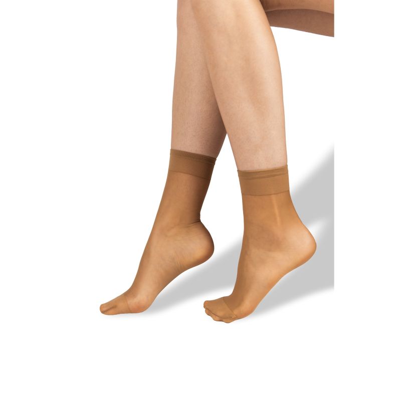 Dámské silonkové ponožky Lady socks 17 DEN opálené 2 páry v balení