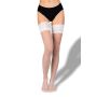 Samodržící punčochy Lady hold-ups 20 DEN bílé
