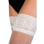 Samodržící punčochy Lady hold-ups 20 DEN bílé