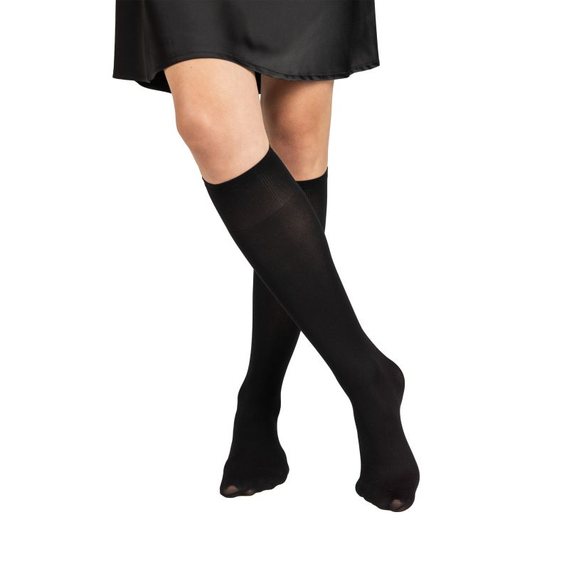 Dámské silonkové podkolenky Micro knee socks 50 DEN černé