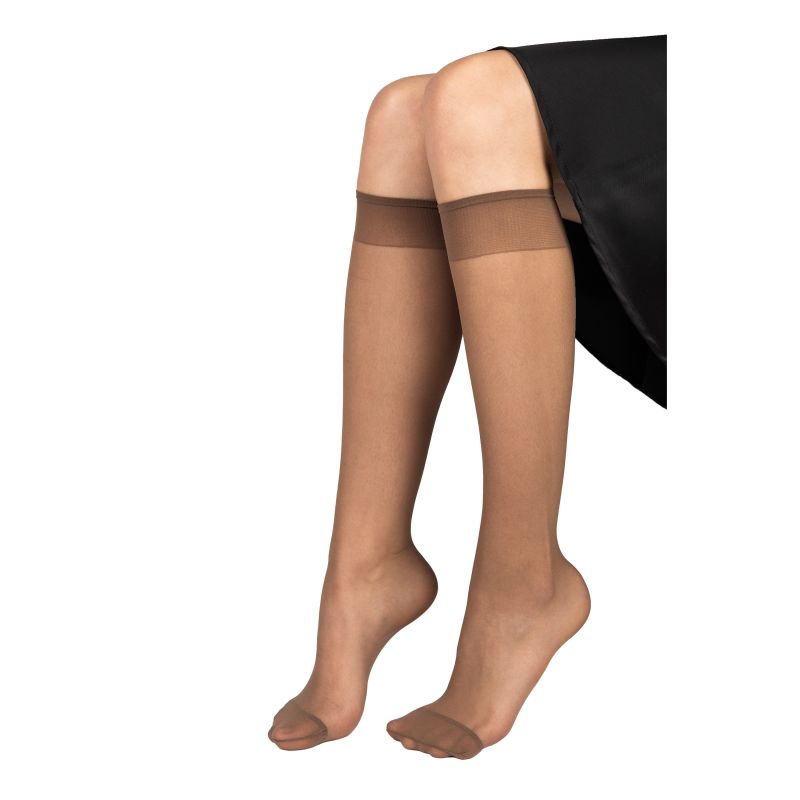 Dámské silonkové podkolenky Nylon knee-socks 20 DEN castoro 2 páry v balení