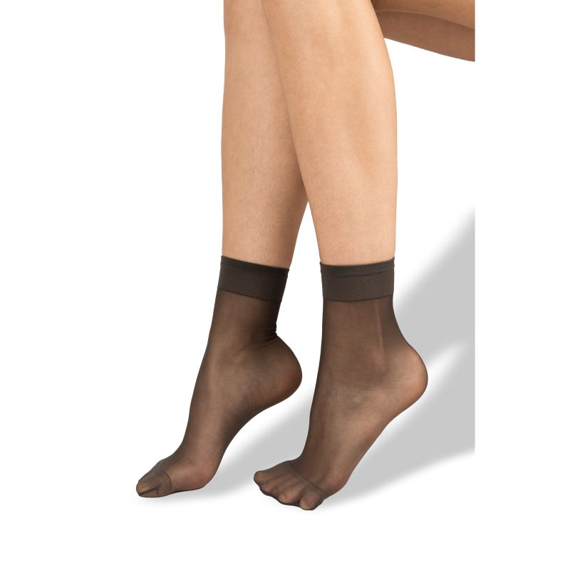 Dámské silonkové ponožky Lady socks 17 DEN kouřově šedé 2 páry v balení