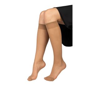 Dámské silonkové podkolenky Nylon knee-socks 20 DEN golden 2 páry v balení