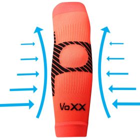 Návlek na loket kompresní Protect s ionty stříbra neon oranžový