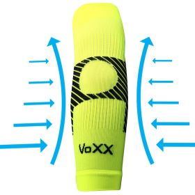 Návlek na loket kompresní Protect s ionty stříbra neon žlutý