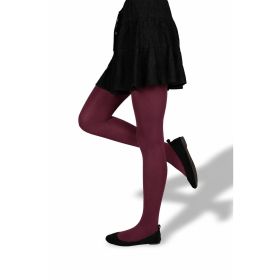 Dívčí punčochové kalhoty Girl Micro tights 50 DEN beet red