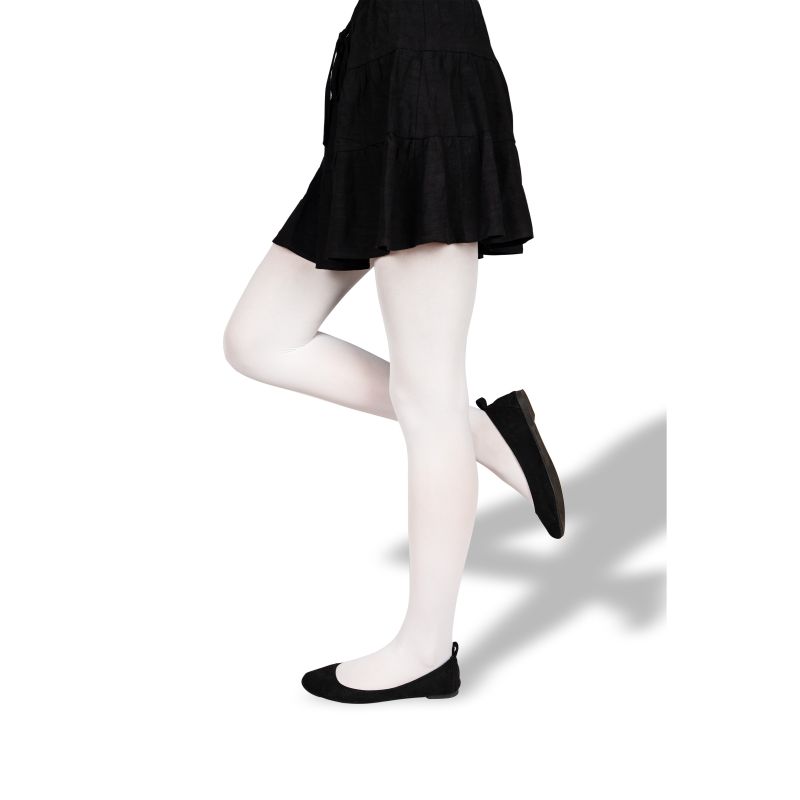 Dívčí punčochové kalhoty Girl Micro tights 50 DEN bílé