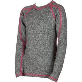 Dětské tričko Solid 08 thermo šedé melé/magenta