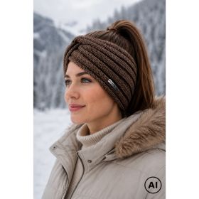 Dámská pletená čelenka Antara kašmírová