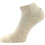 Nízké bambusové ponožky Beng s masážním chodidlem béžové