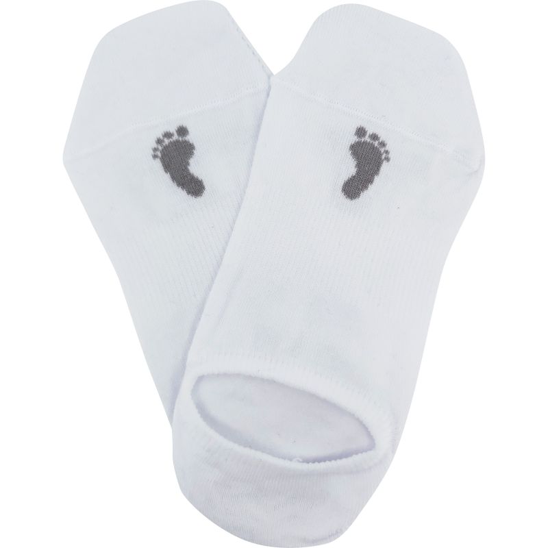 Ponožky anatomicky tvarované Barefoot sneaker neviditelné bílé