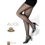 Punčochové kalhoty Alice síťované černé