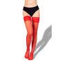 Samodržící punčochy Lady hold-ups 20 DEN červené