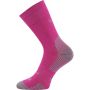 Slabé ponožky z merino Optimus s ionty stříbra fuxia