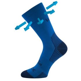 Slabé ponožky z merino Optimus s ionty stříbra tmavě tyrkysové