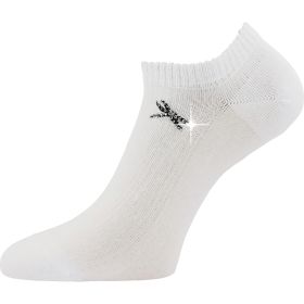 Dámské elegantní ponožky Flitana 01 s kamínky bílé