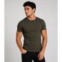 Funkční pánské tričko Merinowool 01 slim s krátkým rukávem khaki