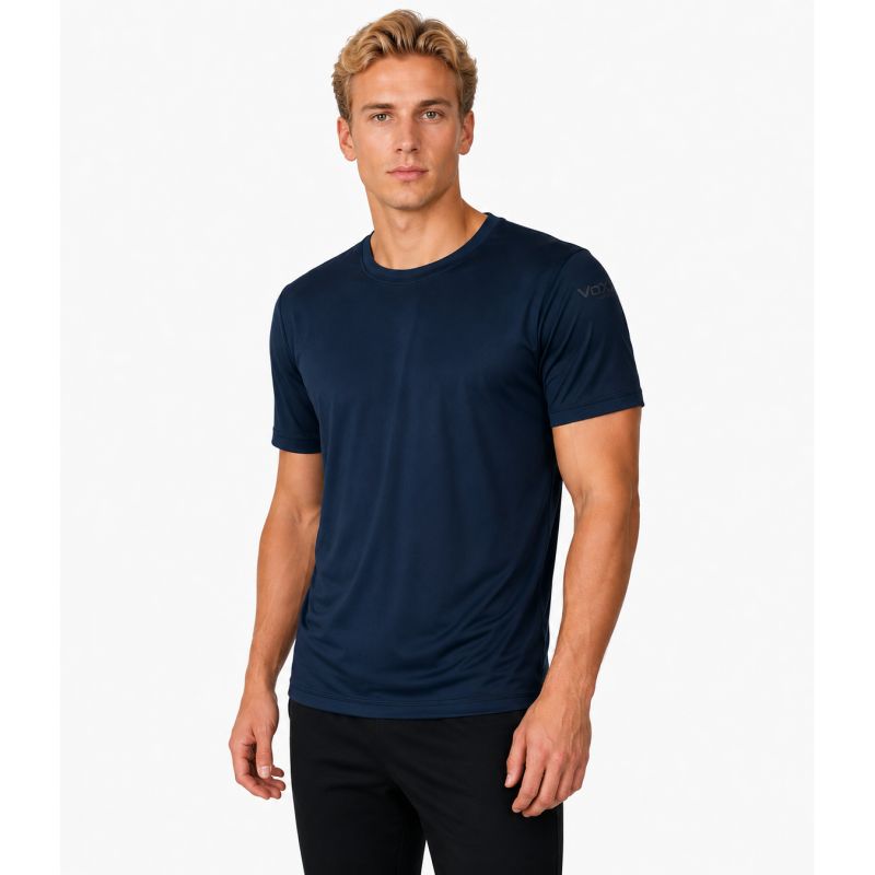 Funkční pánské tričko Merinowool 02 s krátkým rukávem jeans