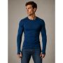 Funkční pánské tričko Merinowool 03 slim s dlouhým rukávem jeans