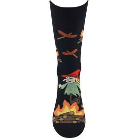 Ponožky unisex trendy Elvira s obrázkem čarodějnice